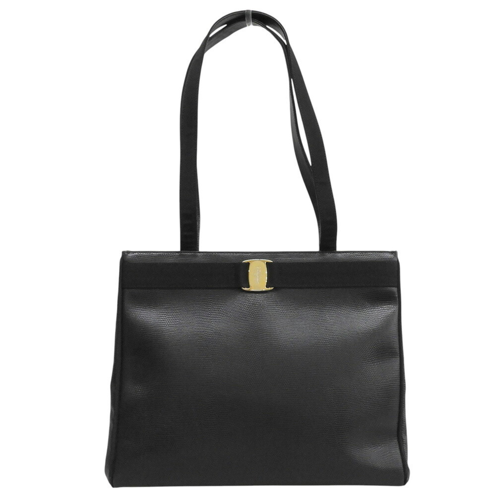 Salvatore Ferragamo tote bag AN21 2530 leather black